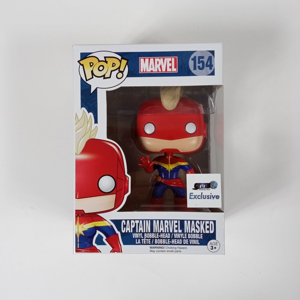 Funko Captain Marvel Masked #154 GTS Exclusive Marvel